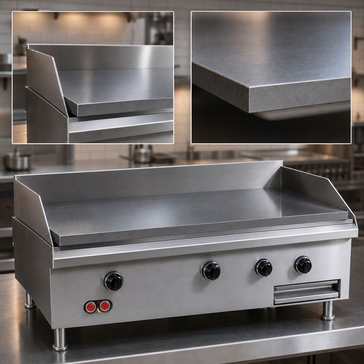 Product image #4 for Southbend HDG-60 Countertop Gas Griddle with 60-Inch x 24-Inch Cooking Surface, 1-Inch Polished Steel Plate