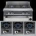 Thumbnail image #4 for Vulcan V Series Heavy Duty 36-Inch Manual Griddle Gas Range with Standard Oven Base