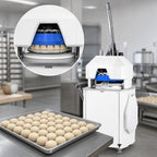 Thumbnail image #4 for Doyon Baking Equipment (Middleby) DSA4336 Semi-Automatic Dough Divider/Rounder, 36-Piece, 3 kg Capacity, Wheel Mounted