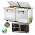 Thumbnail image #4 for True Dual-Sided Mega-Top Solid Door Sandwich/Salad Prep Table, 60-3/8 Inches Wide, 2-Section, R290