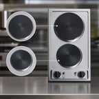 Thumbnail image #5 for Summit Commercial Summit Appliance CSD2B115 2-Burner Solid Disk Electric Cooktop, Stainless Steel, 115V