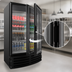 Thumbnail image #4 for Beverage-Air Marketeer 2-Door Reach-In Refrigerated Glass Door Merchandiser, 16.77 Cu. Ft., Black
