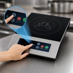 Thumbnail image #5 for Waring WIH200X Single-Burner Countertop Induction Range with Tempered Glass Top, Touch Controls, 120V, 1.8 kW Case of 4