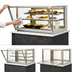 Thumbnail image #4 for Federal Industries Italian Glass Series 36-Inch Heated Drop-In Counter Display Case with 3-Tier Adjustable Shelves