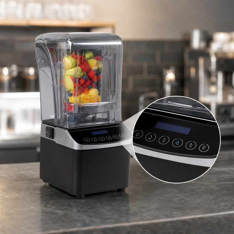 Product image #4 for Santos Trento Countertop Commercial Blender with 2.4L Jug, Programmable Touch Controls, and Sound Enclosure
