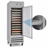 Thumbnail image #4 for Kelvinator Commercial 27-Inch One-Section Full-Height Reach-In Freezer, 21 Cu. Ft., Self-Contained Bottom Mount, Right-Hinged Solid Door