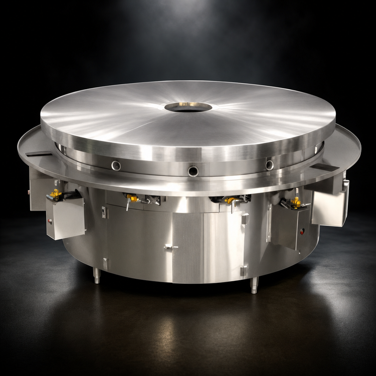 Product image #4 for 84-Inch Gas Mongolian Barbecue Range with 14 Burners and Polished Steel Top