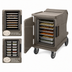 Thumbnail image #5 for Cambro Camtherm Low Profile Electric Hot Holding Cart with Single Door, 11 Sheet Pan Capacity, Granite Sand