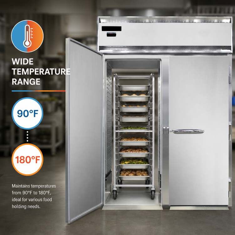 Product image #4 for Continental Refrigerator Designer Line DL2WI-SA-RT Two-Section Roll-Thru Warmer with Stainless Steel Exterior