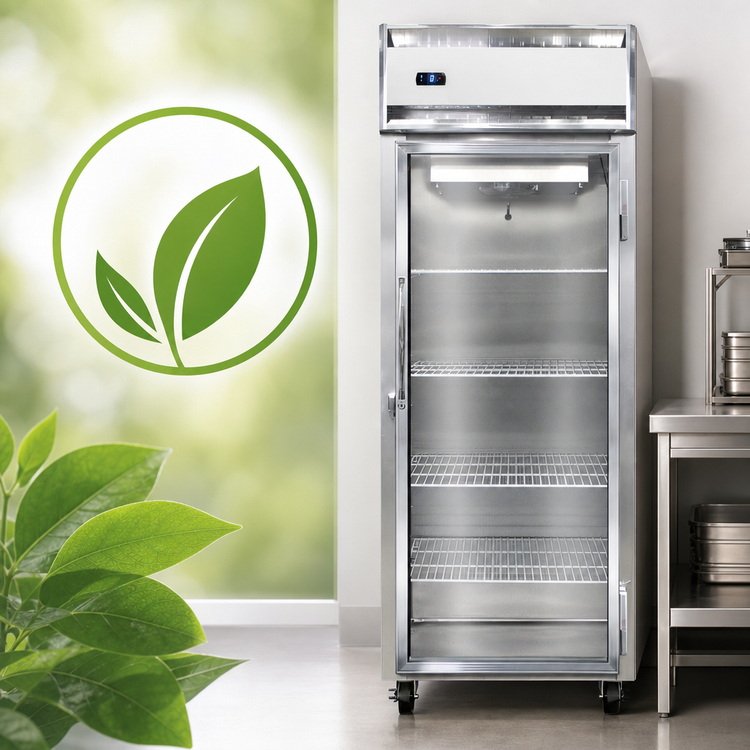 Product image #4 for Continental Refrigerator 1FESNSSGD Extra-Wide Shallow Depth Reach-In Display Freezer