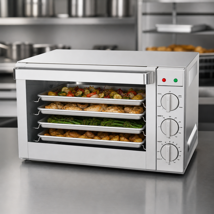 Product image #4 for Waring WCO500X Half-Size Countertop Electric Convection Oven, 4 Half-Size Pan Capacity