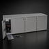 Thumbnail image #4 for Glastender CP1FL84 Pass-Thru One-Zone Front-Serviced Low-Profile Back Bar Cooler