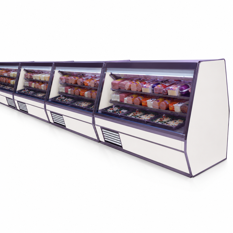 Product image #4 for Howard-McCray 32E Series 98-Inch Full Service Deli Meat & Cheese Service Case with Straight Glass and Self-Contained Refrigeration