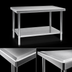 Thumbnail image #4 for Eagle Spec-Master Marine Series 108-Inch x 24-Inch Stainless Steel Work Table with Adjustable Undershelf
