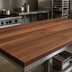 Thumbnail image #4 for John Boos Boos Block 72-Inch x 48-Inch American Black Walnut Kitchen Countertop with Varnique Finish