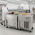 Thumbnail image #3 for DineXpress DXP4FT 4-Pan Frost Top Mobile Serving Counter
