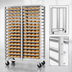Thumbnail image #4 for Channel Manufacturing Stainless Steel Double-Section Side-Loading Bun Pan Rack, No-Lift, 40-Pan Capacity