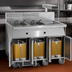 Thumbnail image #4 for Imperial 5-Battery Electric Floor Fryer with Built-In Filter System and Dump Station