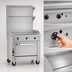Thumbnail image #4 for Southbend Platinum 36-Inch Heavy Duty Sectional Gas Range with Full-Width Manual Griddle and Cabinet Base