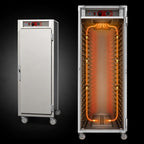 Thumbnail image #4 for Metro C5 C569-SFS-L Mobile Full-Height Heated Holding Cabinet, Solid Doors, Lip-Load Slides, 35-Pan Capacity, 120V