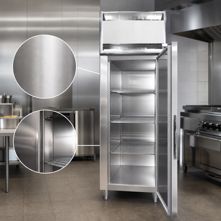 Product image #4 for Continental Refrigerator D1FSENSSHD Designer Slim Line One-Section Reach-In Freezer