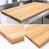 Thumbnail image #4 for Boos Block Northern Hard Rock Maple Edge Grain Kitchen Countertop, 132 x 25 x 1-1/2 Inches, Oil Finish