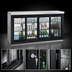 Thumbnail image #4 for Perlick SDPR48 2-Section Pass-Thru Remote Refrigerated Back Bar Cabinet with 4 Sliding Glass Doors, 48 Inch, 14.1 Cu. Ft.