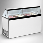 Thumbnail image #4 for Master-Bilt Products DD-66 Ice Cream Dipping/Display Freezer, Slanted Glass, 12 x 3-Gallon Display and 8 x 3-Gallon Storage Tubs