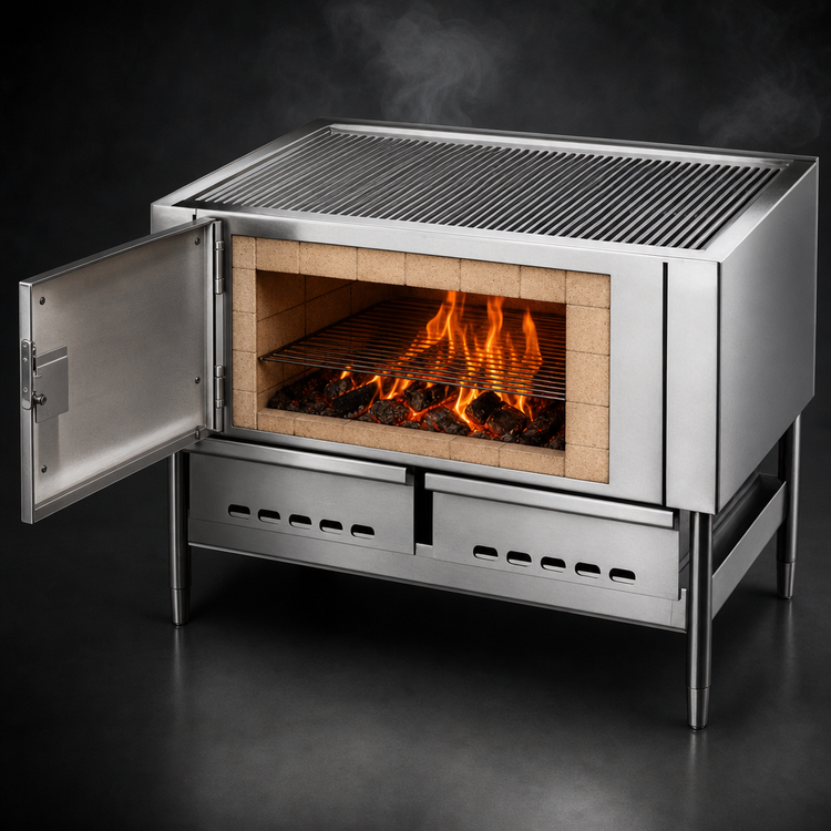 Product image #4 for Titan JLB-30 30-Inch Wood-Burning Log Broiler