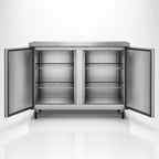 Thumbnail image #5 for Koolmore KM-UCR-2DSS 48-Inch Two-Section Undercounter Reach-In Refrigerator, 11 Cu. Ft., Solid Stainless Steel Doors