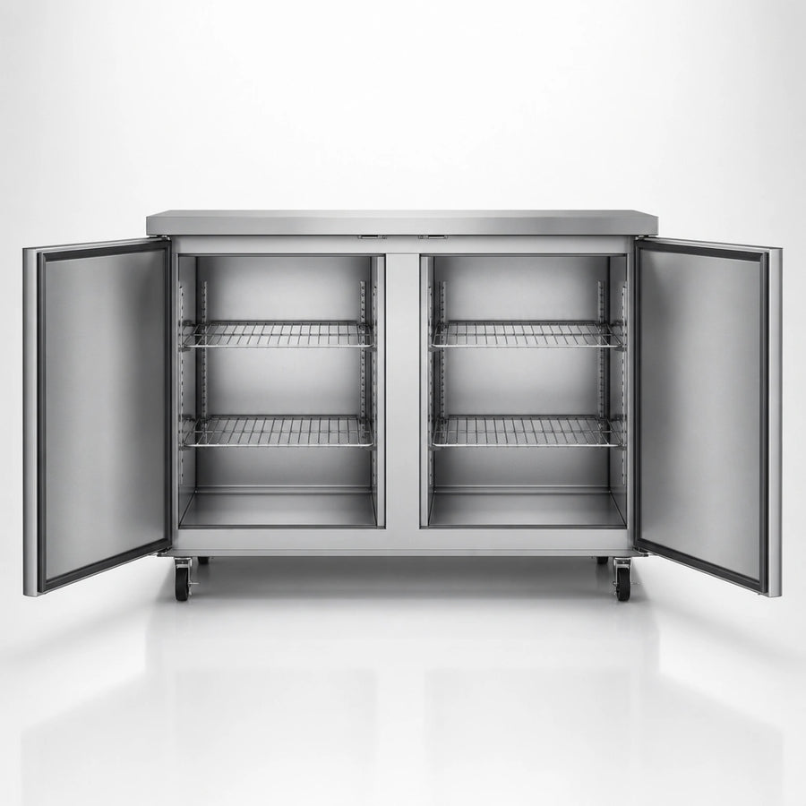 Two Solid Hinged Doors