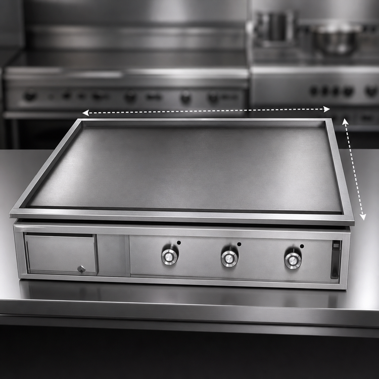 Product image #4 for Lang 160TDI 60-Inch Electric Drop-In Griddle with 1-Inch Steel Plate
