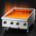 Thumbnail image #4 for Garland 47-1/4 Inch Heavy Duty Gas Radiant Countertop Charbroiler with Adjustable Cast Iron Grates