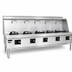 Thumbnail image #4 for MasterRange M-5-SS Five-Chamber Gas Wok Range, Stainless Steel Deck and Sides, No Flue Risers