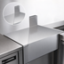 Thumbnail image #4 for Krowne Royal Series 60° Front Corner Underbar Angle Filler, 24-Inch Front-to-Back, Stainless Steel