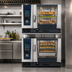 Thumbnail image #4 for RATIONAL iCombi Pro Double Stack 6-Full Size Liquid Propane Combi Oven Package, 208/240V, 1-Phase
