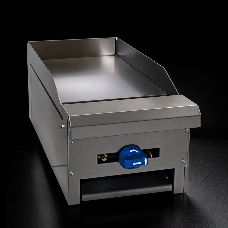 Product image #4 for Comstock-Castle EG12 Commercial Countertop Gas Griddle with 12 x 20-Inch Smooth Steel Plate