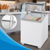 Thumbnail image #4 for Turbo Air 26-Inch Curved Glass Ice Cream Dipping Cabinet, 4 x 3-Gallon Tub Capacity