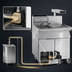 Thumbnail image #4 for Imperial Gas Floor Model Open Pot Fryer with Built-In Side-Car Filter System, 75 lb. Capacity, Computer Controls