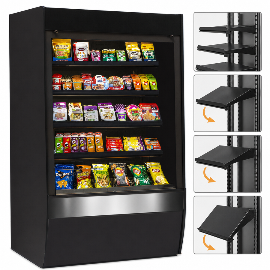 Four Adjustable Shelf Tiers