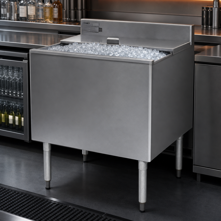 Product image #4 for Eagle 2200 Series 30-Inch Underbar Ice Bin/Cocktail Unit with 7-Circuit Cold Plate