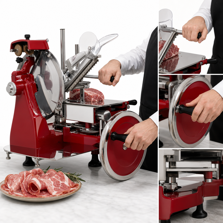 Product image #5 for Volano Trento 10-Inch Standard Flywheel Manual Meat Slicer