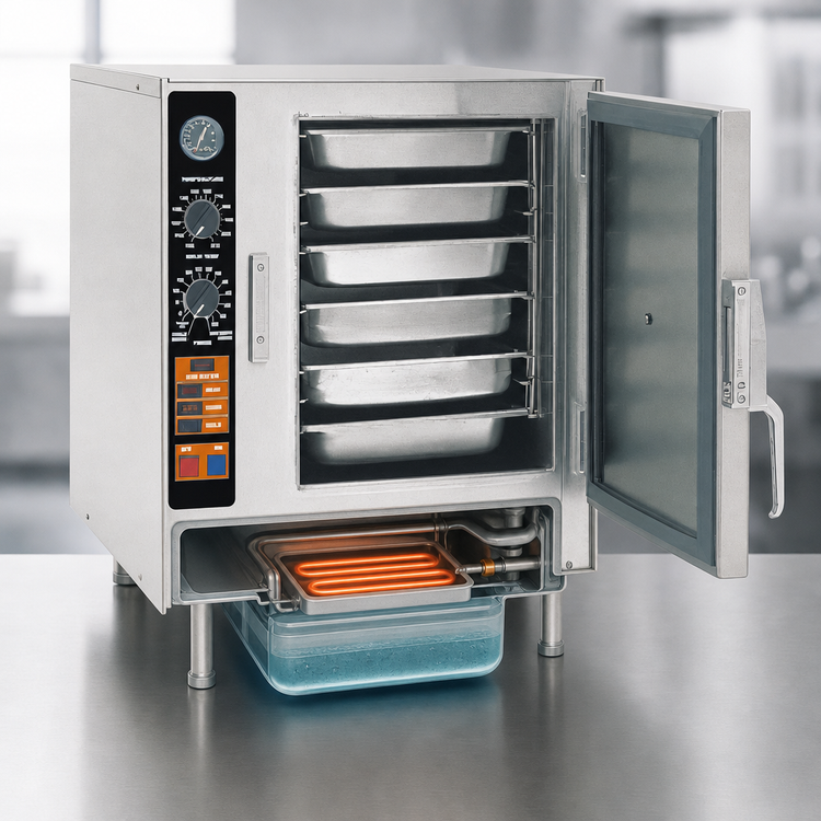 Product image #4 for Groen Intek Connectionless Boilerless Electric Countertop Convection Steamer, 6-Pan Capacity, 208V/3-Phase