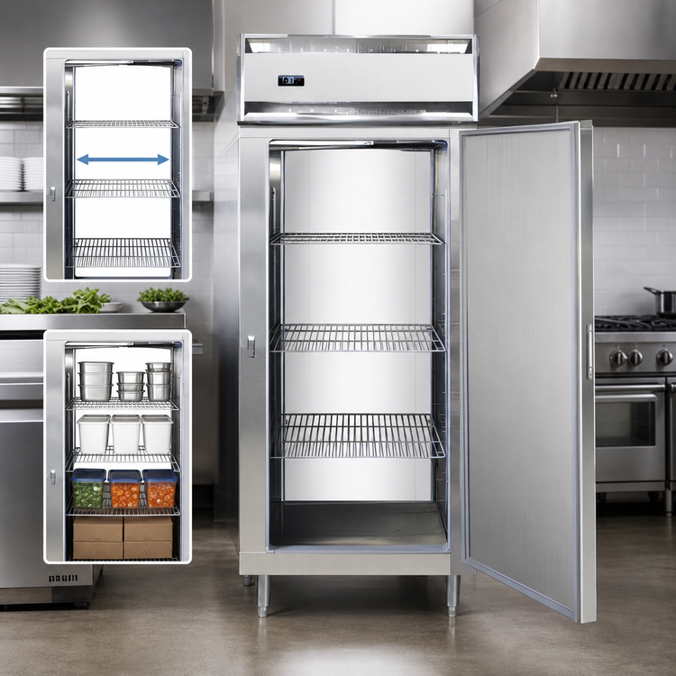 Product image #4 for Continental Refrigerator D1FXNPT Designer Line One-Section Extra-Wide Pass-Thru Freezer