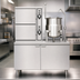 Thumbnail image #4 for Crown ECX-2-10 Two Compartment Electric Convection Steamer with 10 Gallon Kettle, 48