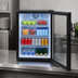 Thumbnail image #4 for Omcan Black Countertop Single-Section Reach-In Display Refrigerator, 3.46 Cu. Ft.