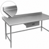 Thumbnail image #4 for Eagle Group Budget Series 144-Inch x 24-Inch 430 Stainless Steel Work Table with 1-1/2-Inch Rear Up-Turn