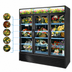Thumbnail image #4 for True 3-Section Floral Merchandiser Refrigerated Display Case with Hinged Glass Doors