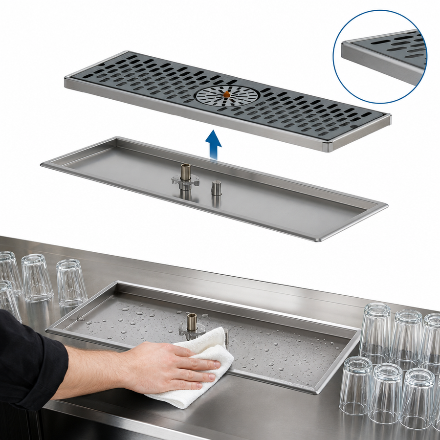 Removable Glass Rack