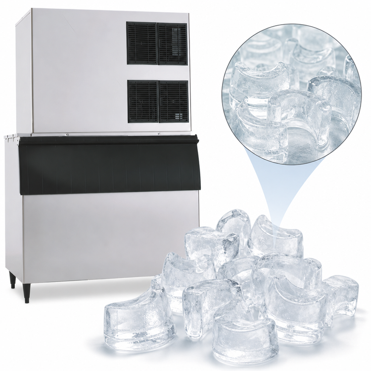 Product image #4 for Hoshizaki KM-1900SRJZ Remote Air-Cooled Crescent Cube Ice Maker, 1,933 lb/24 Hr, 48-Inch Wide